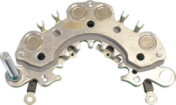 RH11413 - PLAQ.ALT. HITACHI CHEVROLET - VW - FIAT - DEUTZ - 8 DIODOS + TRI